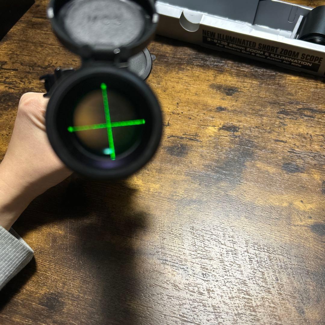 東京マルイ イルミネーテッド ショートズームスコープ（3〜9倍）廃盤品