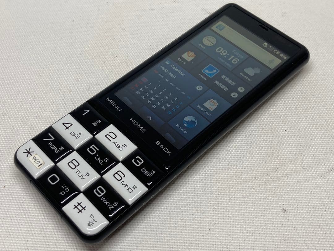 美品　au　C01　SHX12　INFOBAR　ICHIMATSU　b01a51