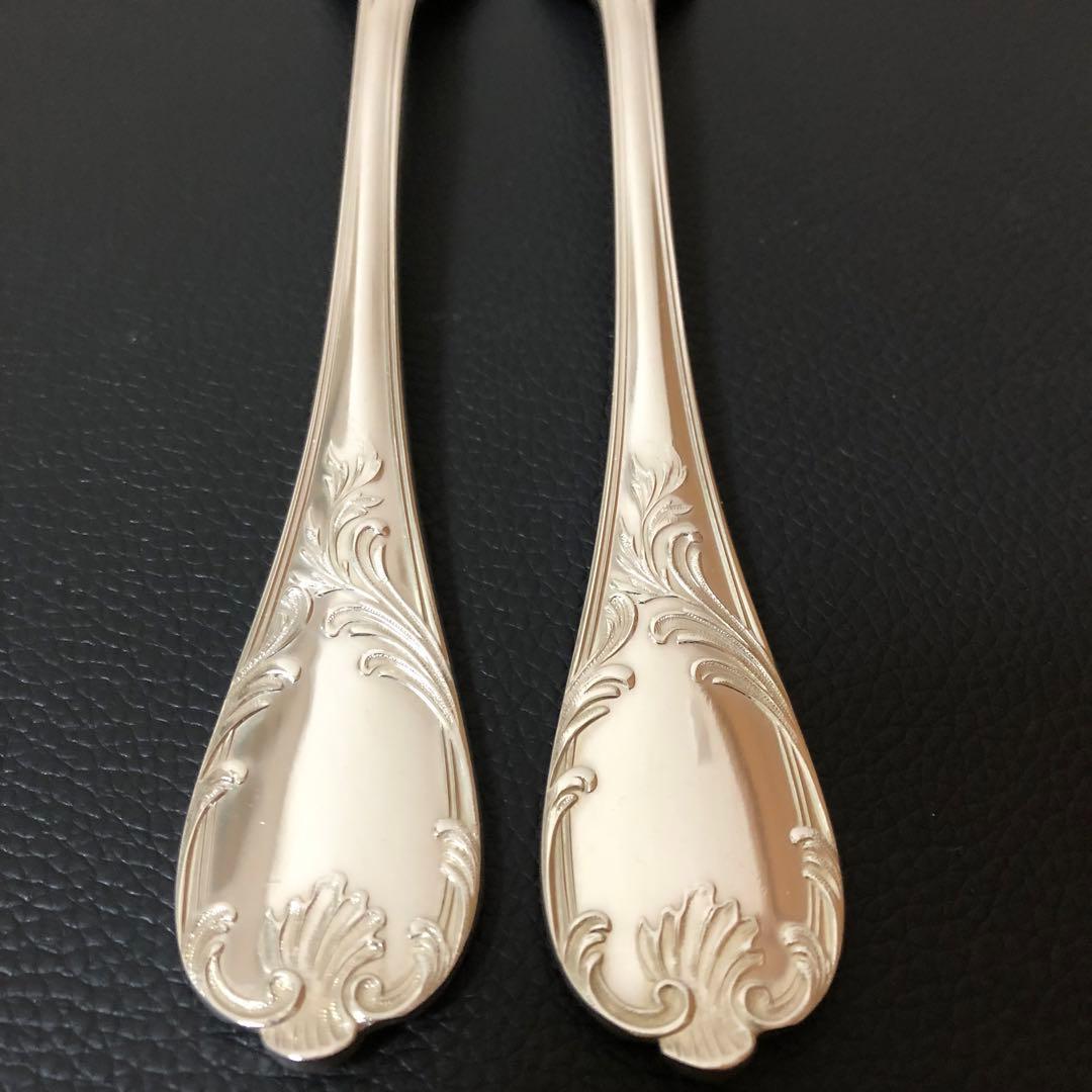 Christofle マルリー　テーブルフォーク 2本セット