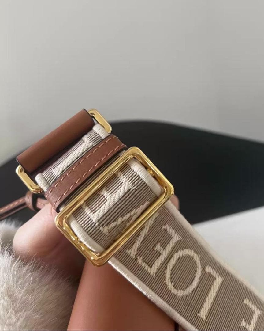 Loewe ブラウンレザー クロスボディバッグ！！！