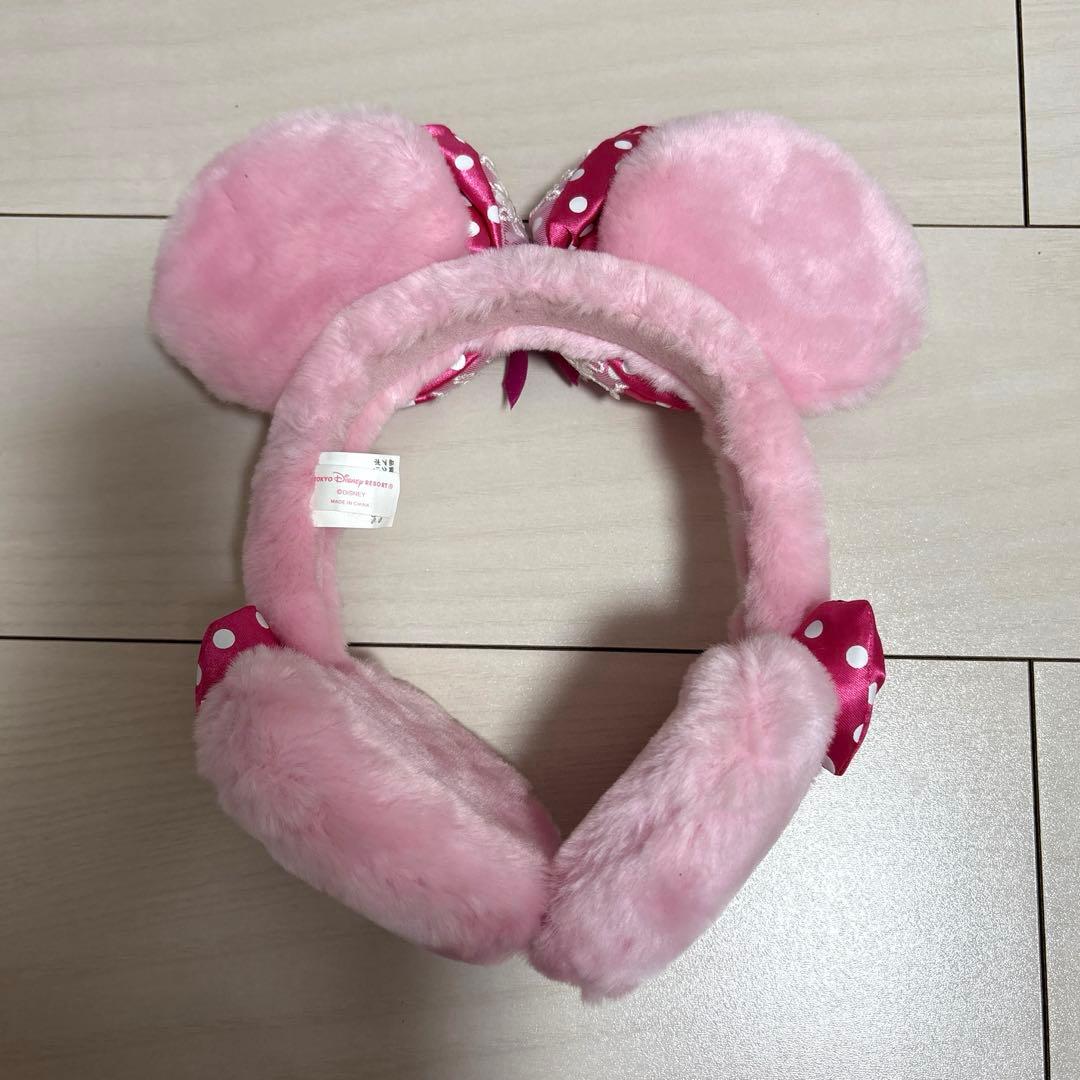 ディズニー イヤーマフ ピンク ミニー 耳あて