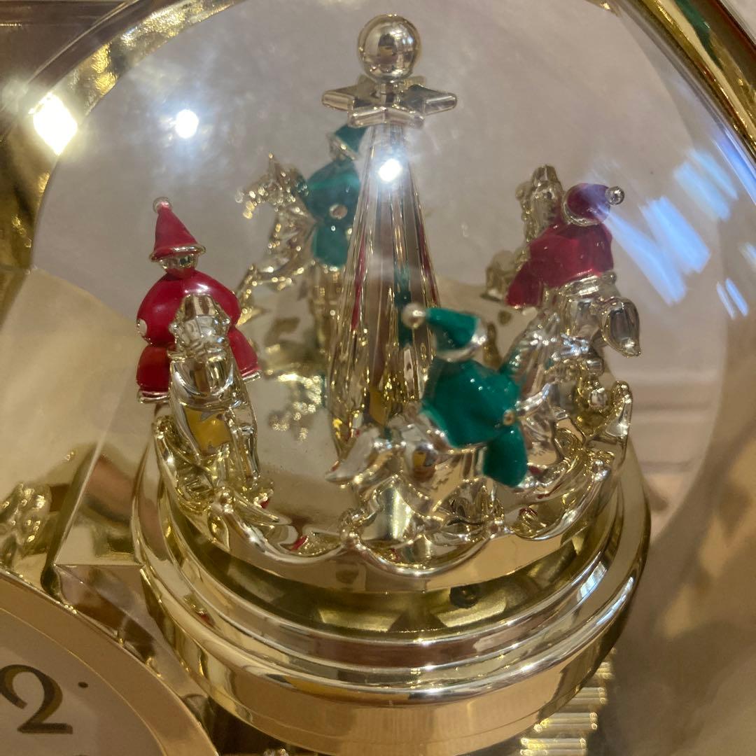 SEIKO セイコーQUARTZ からくり時計 置時計　メリーゴーラウンド