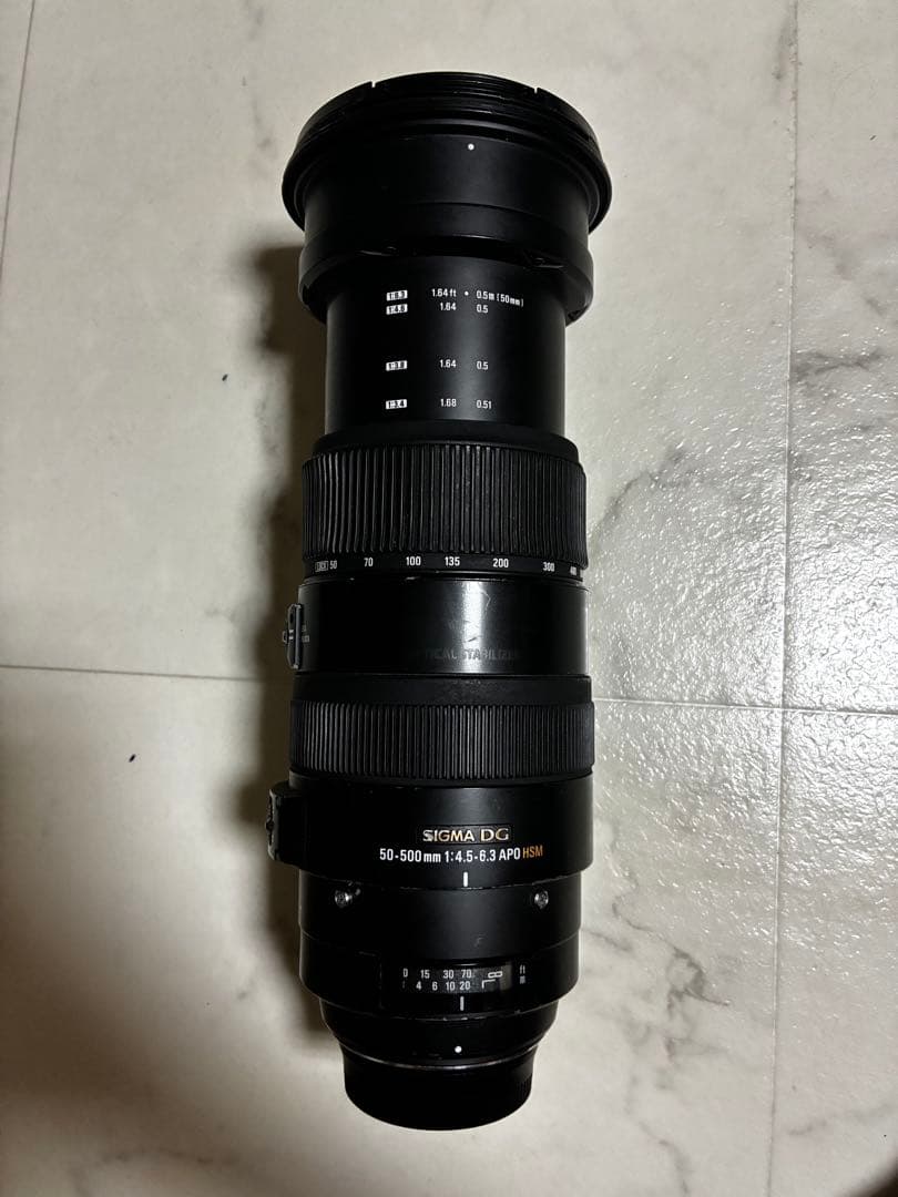 【ジャンク品】SIGMA 50-500mm 望遠ズームレンズ