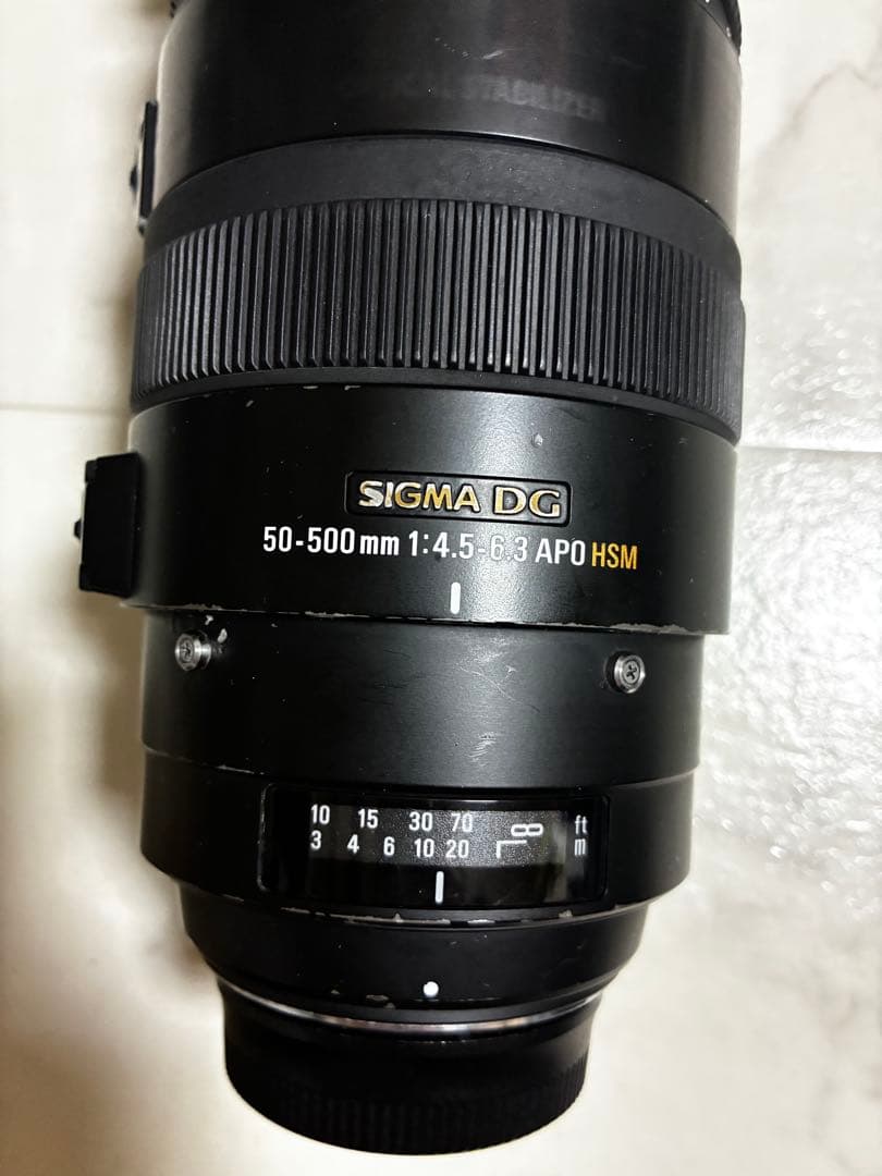 【ジャンク品】SIGMA 50-500mm 望遠ズームレンズ