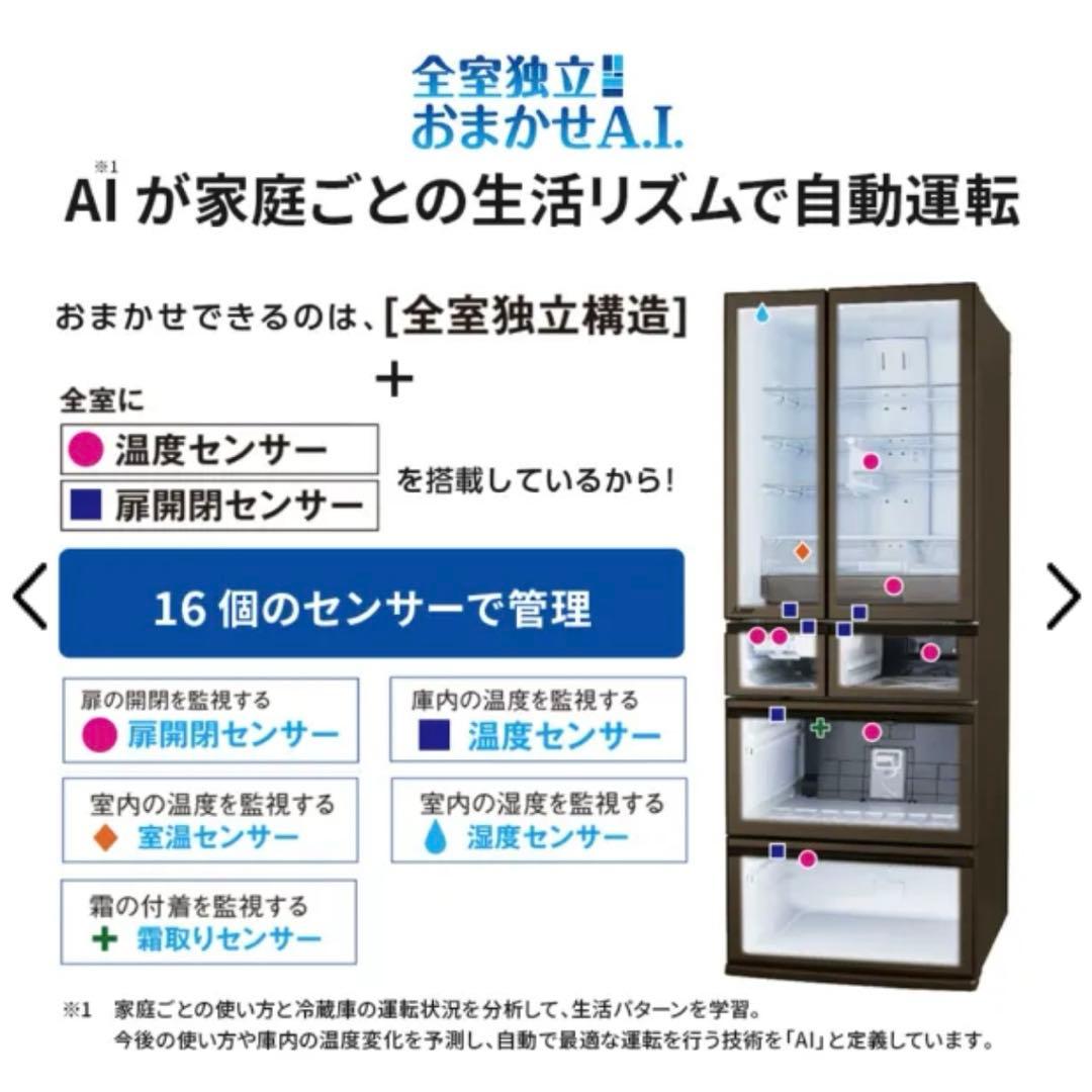 3/20まで【極美品】 三菱電機 冷蔵庫 451L MR-MB45J-W