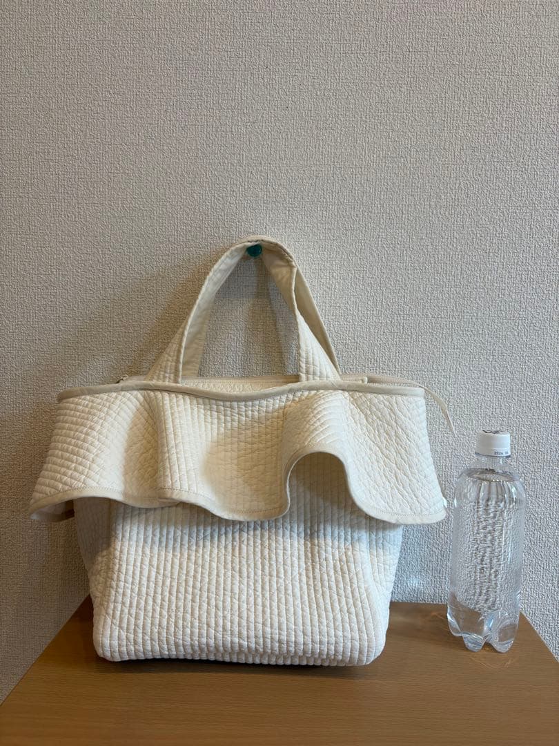 フレアヌビバッグ　フリルヌビバッグ【ファスナー】