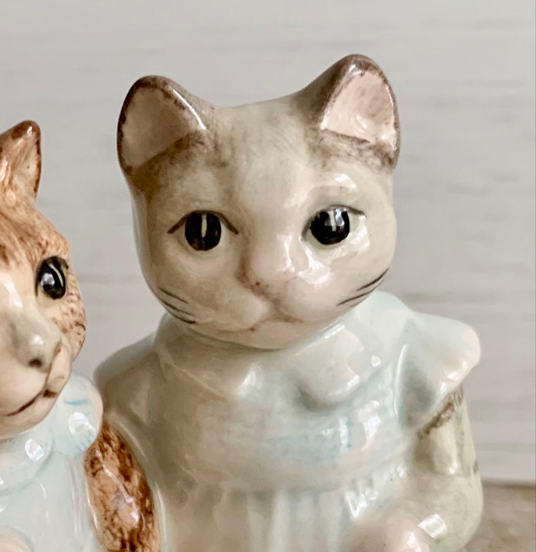 【レア】ピーターラビット ミトンとモペット フィギュリン ロイヤルアルバート