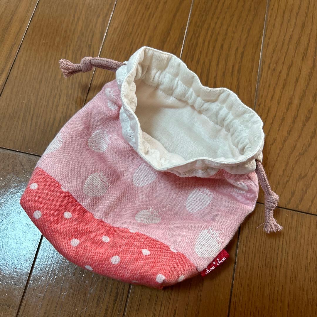 fuwara＊巾着&はんかちset❤︎いちご