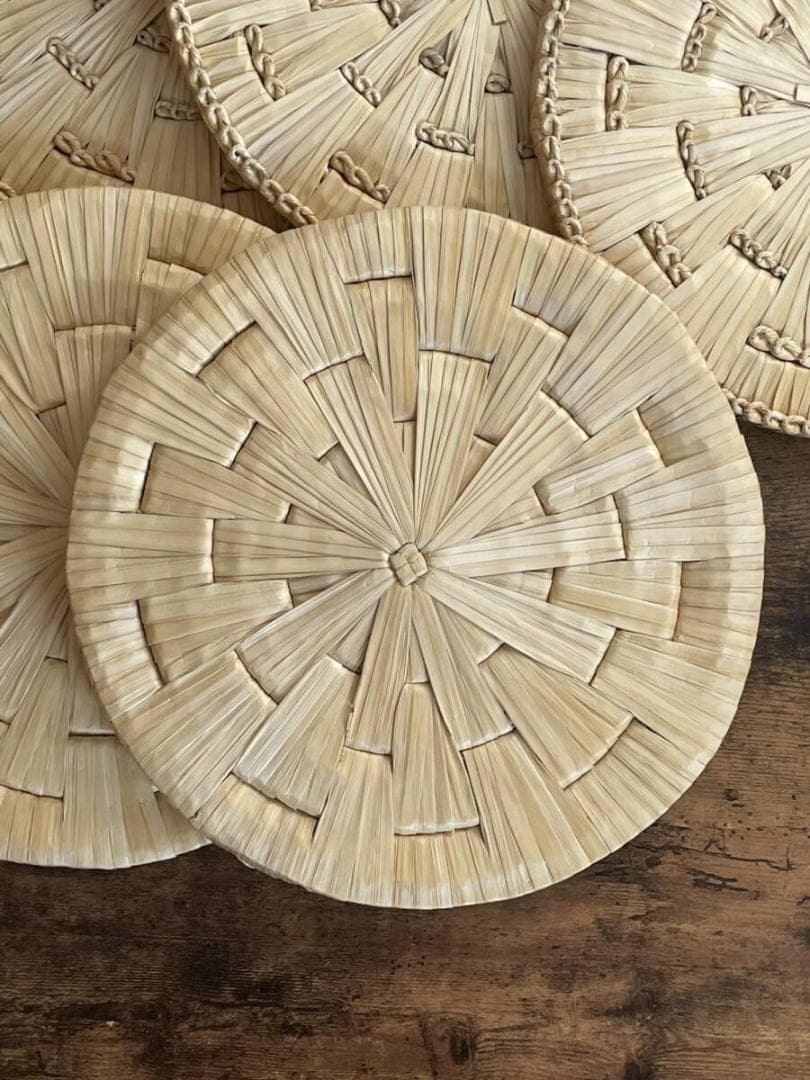 円座 六枚（大5枚 小1枚） お稽古道具 待合 丸座布団 露地道具 茶道具 25