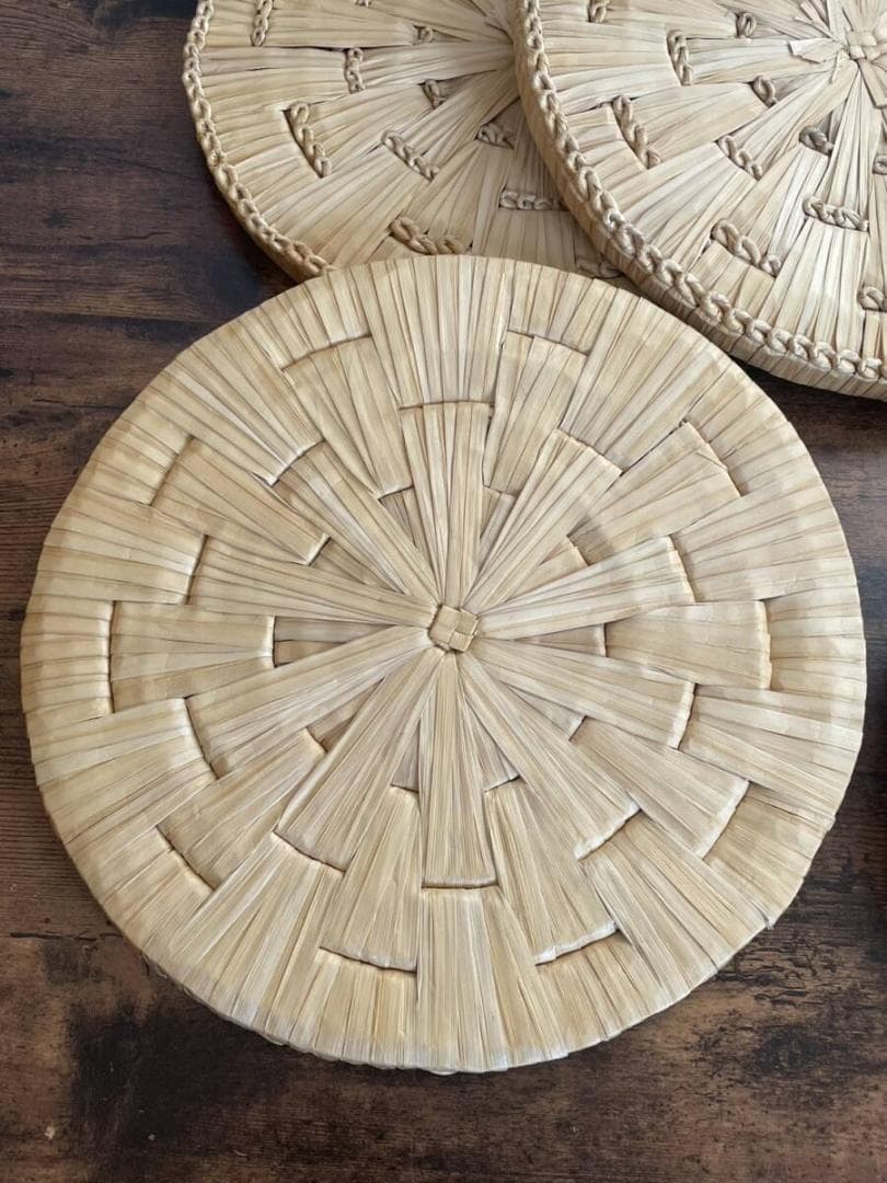 円座 六枚（大5枚 小1枚） お稽古道具 待合 丸座布団 露地道具 茶道具 25