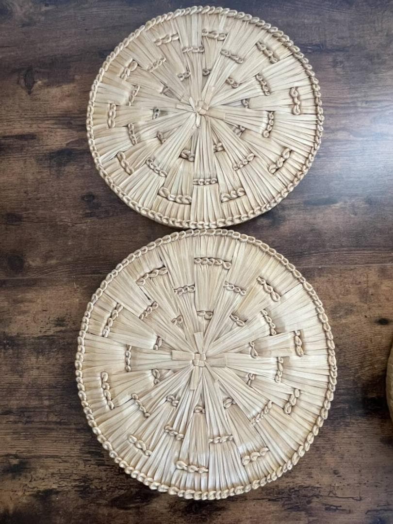 円座 六枚（大5枚 小1枚） お稽古道具 待合 丸座布団 露地道具 茶道具 25