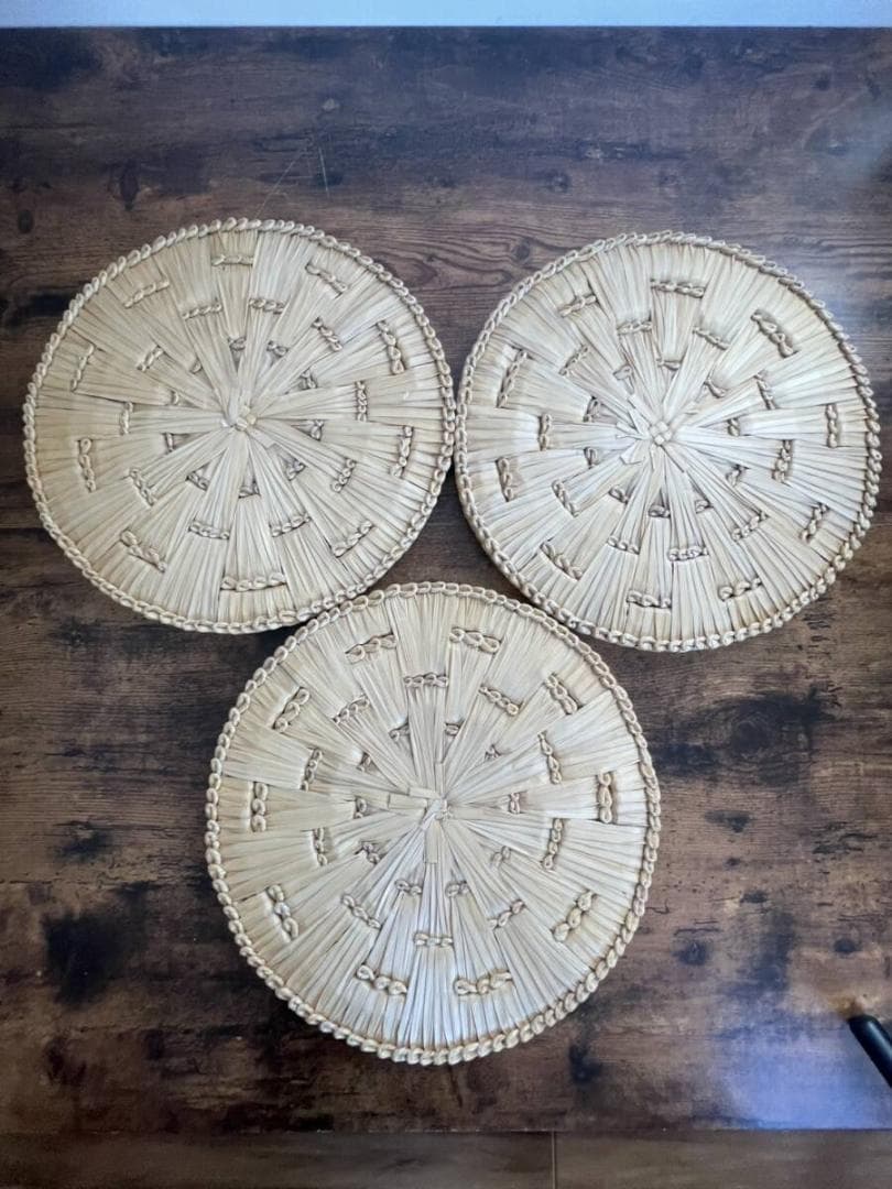 円座 六枚（大5枚 小1枚） お稽古道具 待合 丸座布団 露地道具 茶道具 25