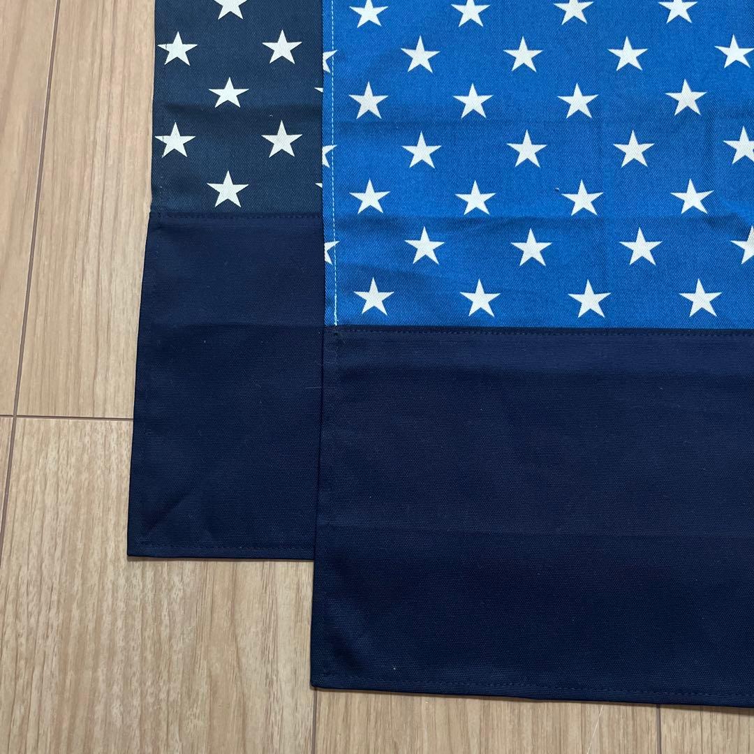 ひまわり ブルー星柄キルト　レッスンバッグ５点セット