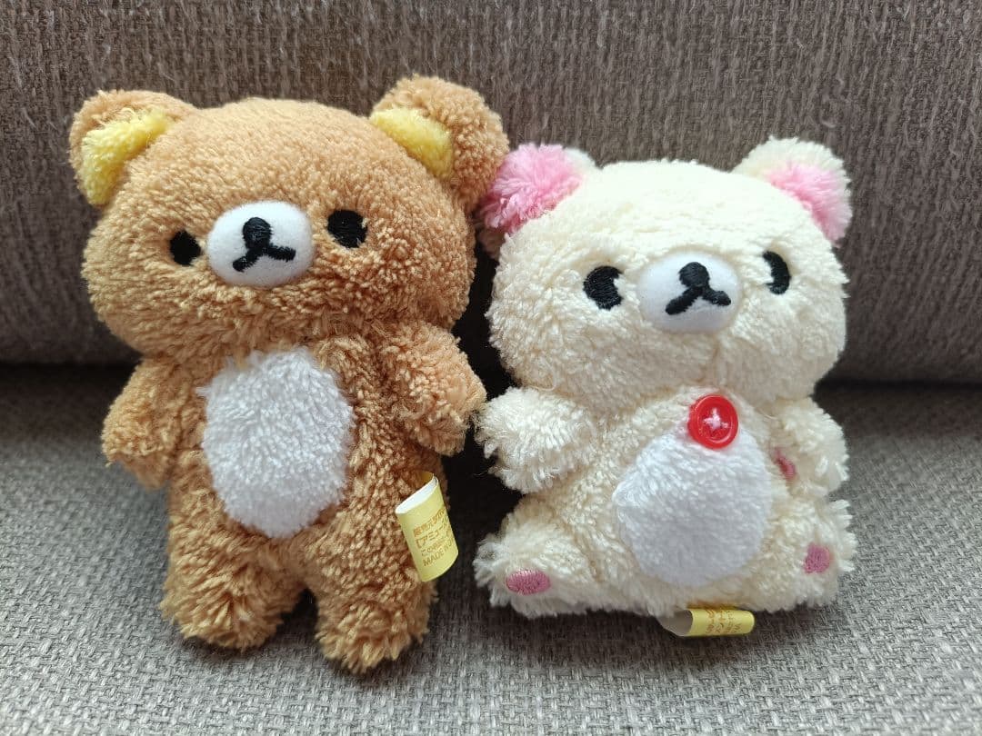リラックマふわもこマスコットキーチェーン 4体セット