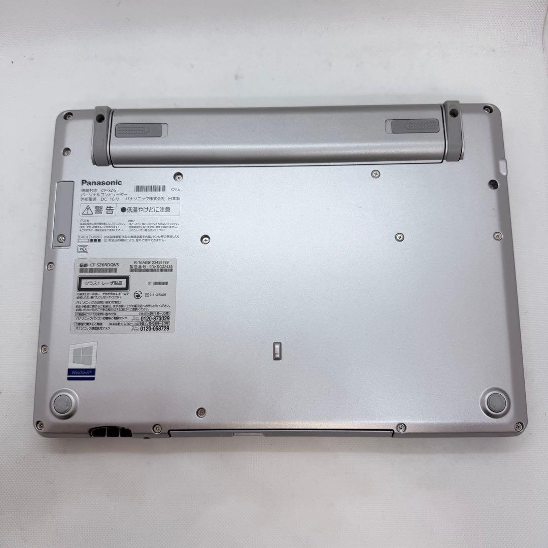 【美品】Panasonic Let's note CF-SZ6 256GB
