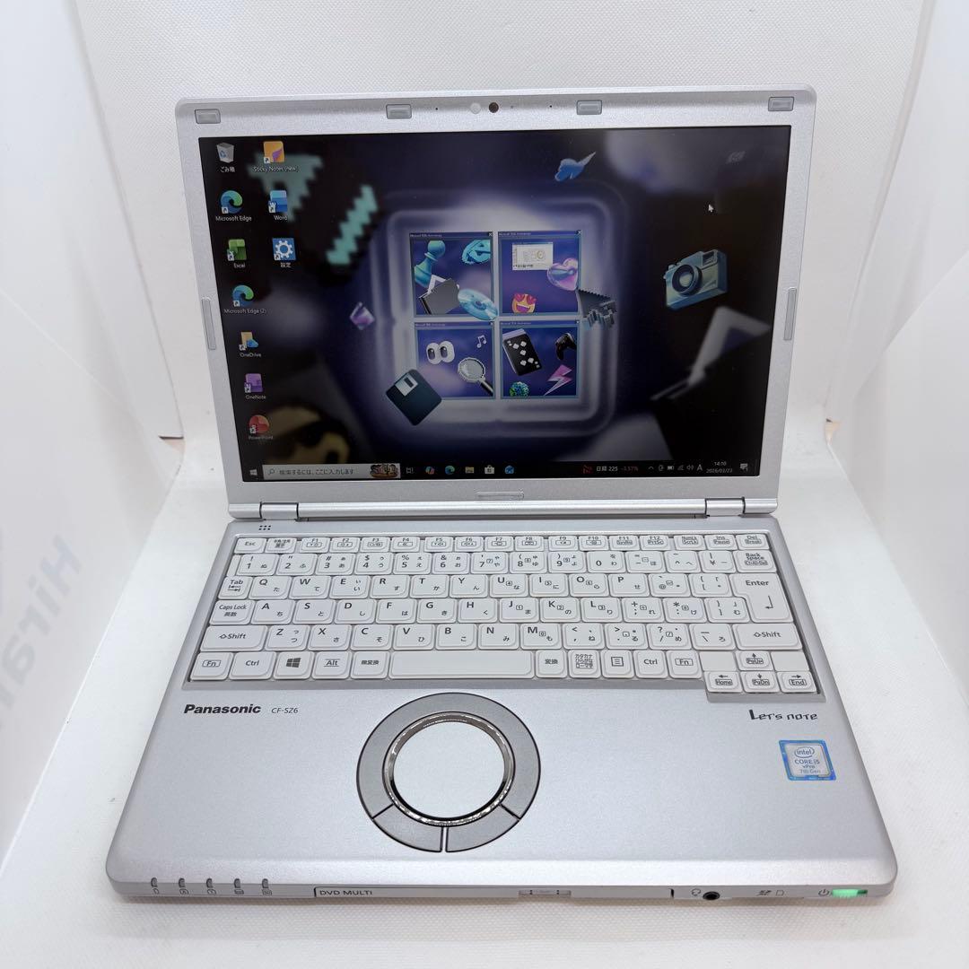 【美品】Panasonic Let's note CF-SZ6 256GB