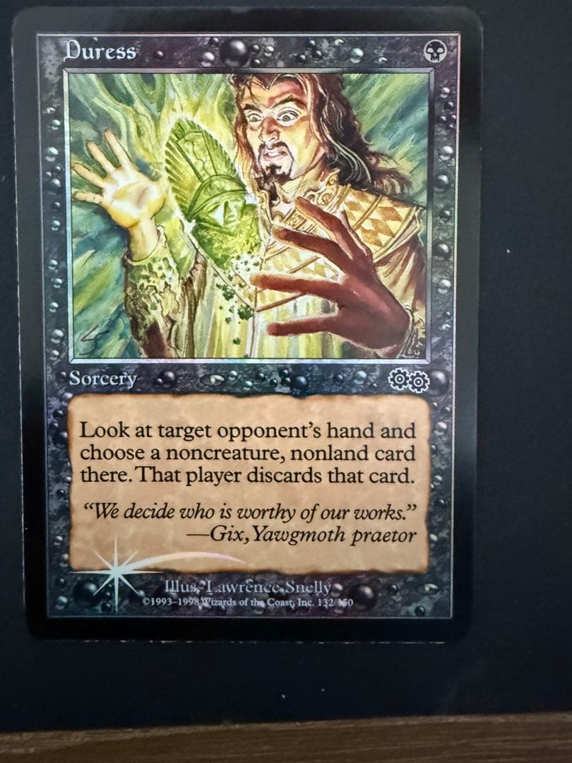 mtg 英語【Foil】【アリーナ】強迫duress 4枚セット