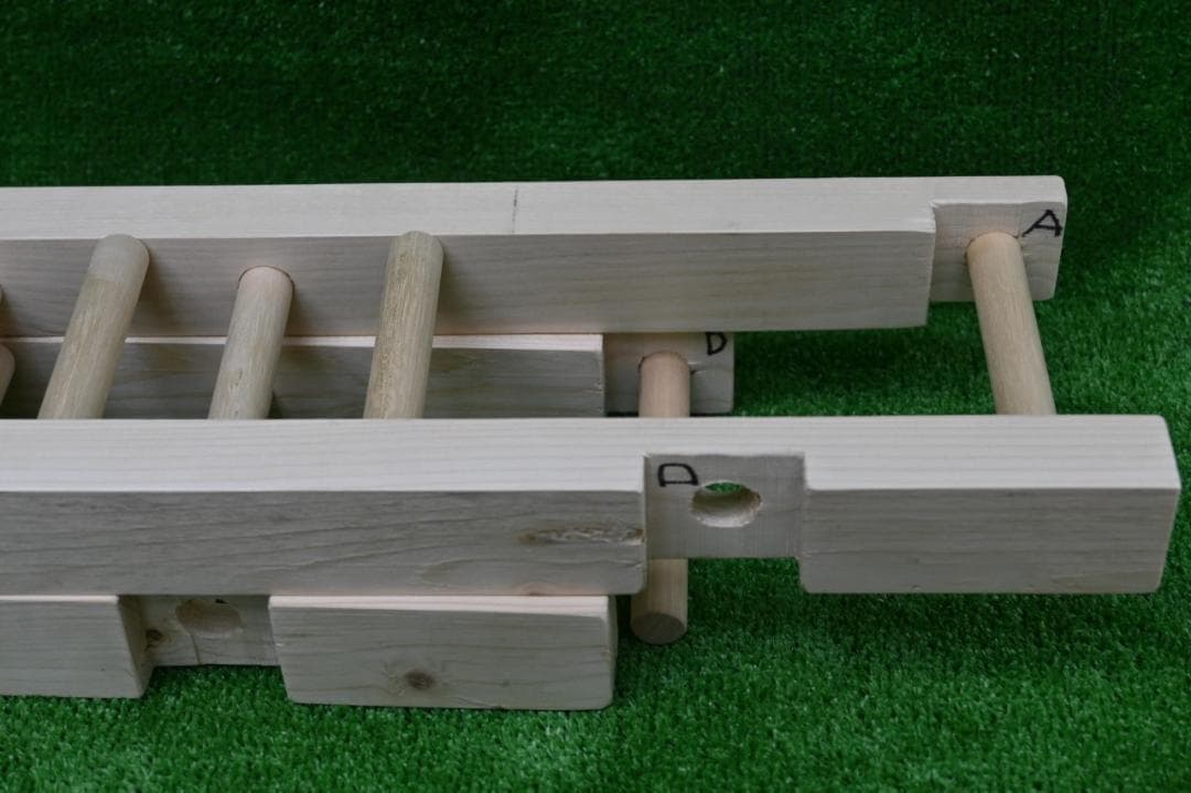 織り機 / 整経台 簡単組み立て式 5段 P