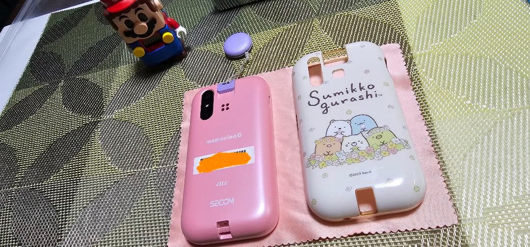 のキッズ向け携帯電話 mamorino6 マモリーノ6 ピーチピンクです。