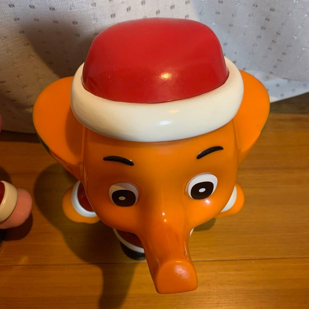 サトちゃん　サトコちゃん　サンタクロース　貯金箱　レトロ　バンク