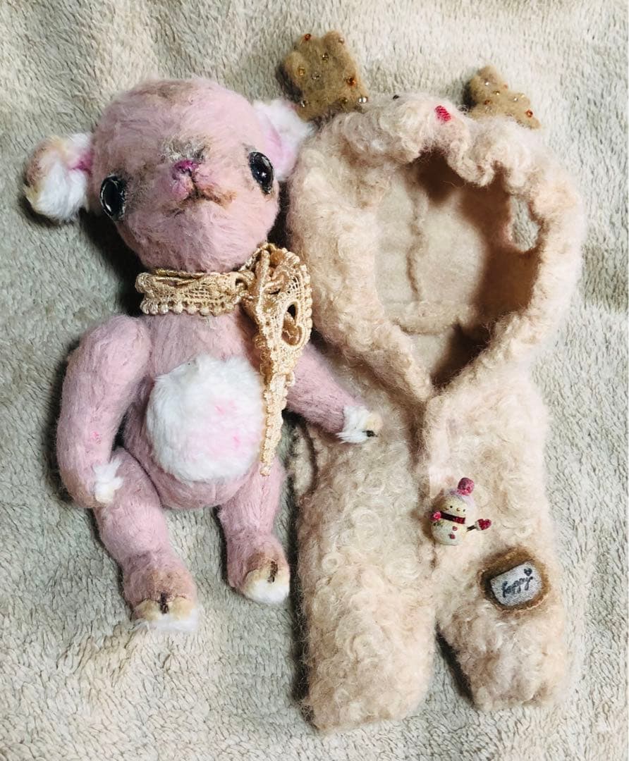 作家様　ハンドメイド　ぬいぐるみ　クリスマス　トナカイ　うさぎ