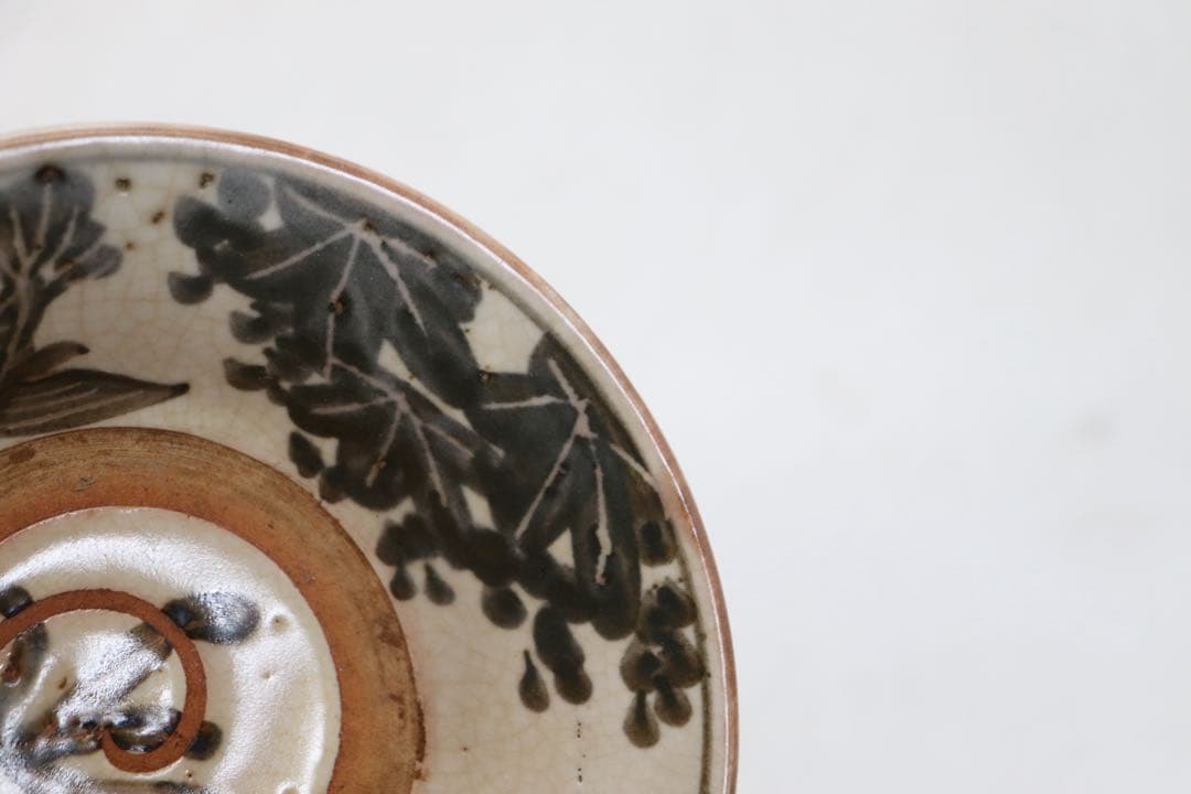 時代　京焼　魚紋　小皿6点　送料込み260321