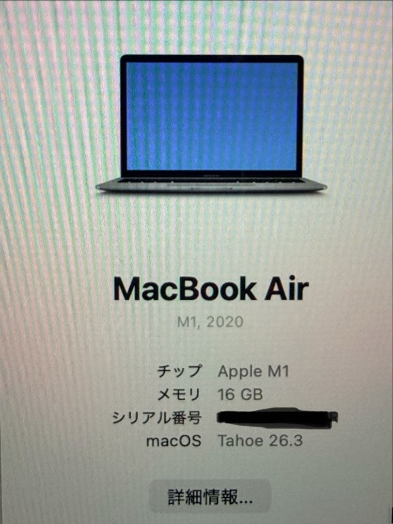 超美品 Apple MacBook Air 13 M1 16GB 256 GB