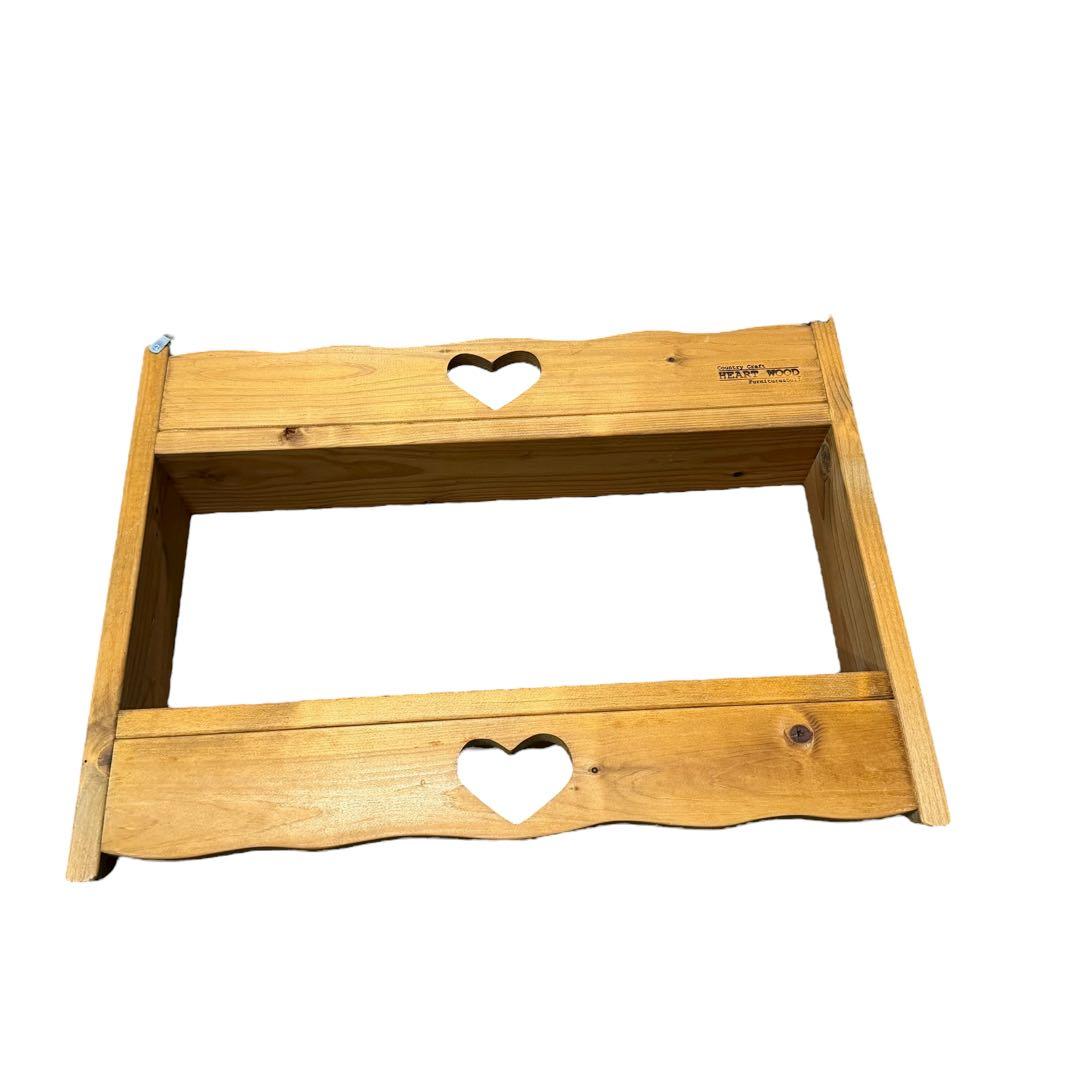 カントリー家具 ハートウッド 壁掛けシェルフ 3点セット 木製 飾り棚