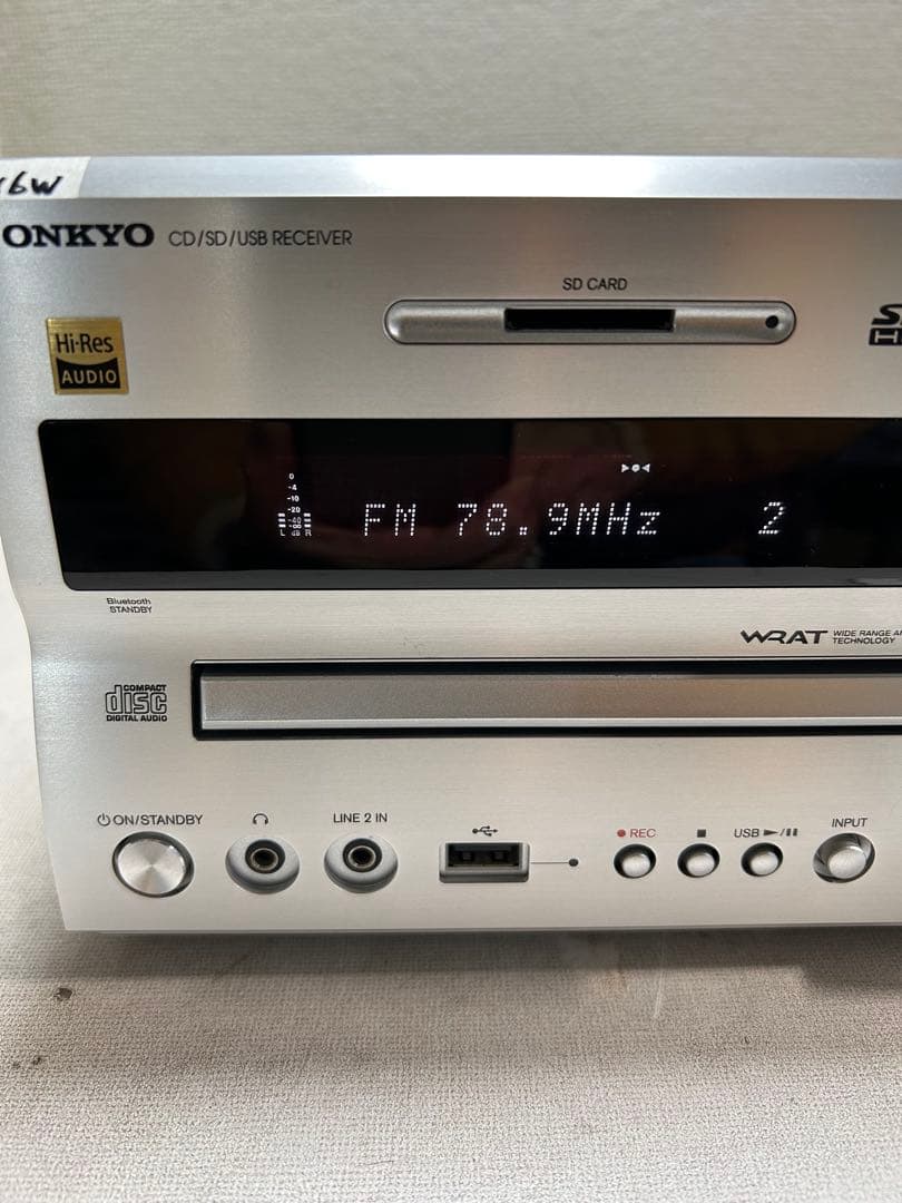 16W 整備ONKYO NFR-7TX ハイレゾ CD/SD/USBレシーバー