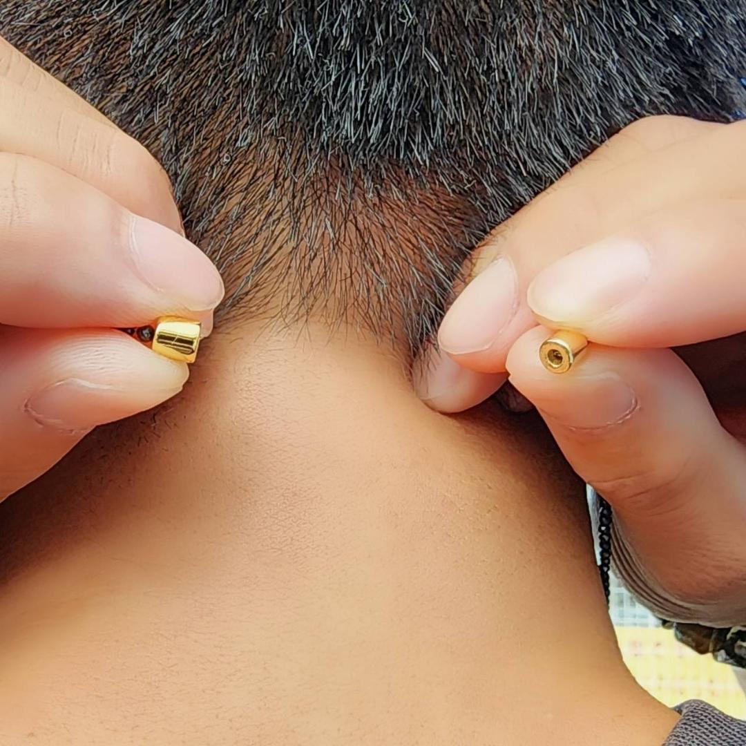 金運覚醒☆ゴールドルチル×ヘマタイト ネックレス｜開運 天然石 アクセサリー