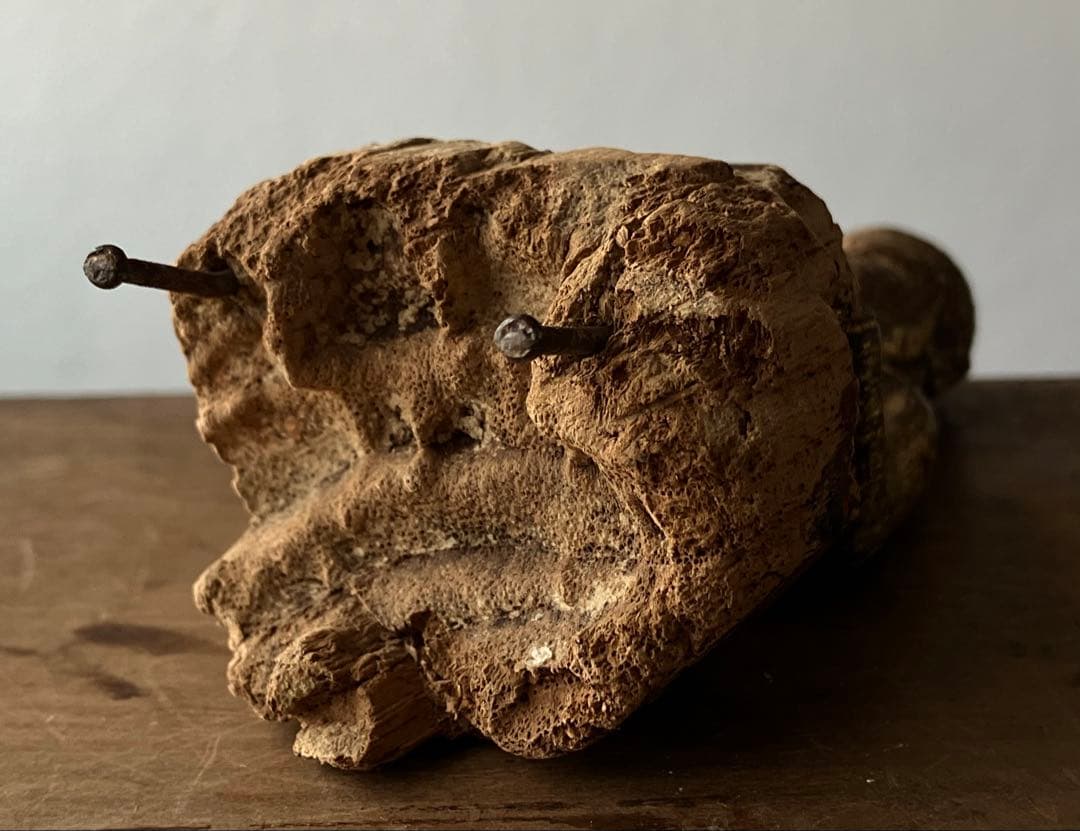 【おはよう仏 18〜19世紀頃 タイ北部 ランナー地方 木彫金箔坐仏】骨董仏像