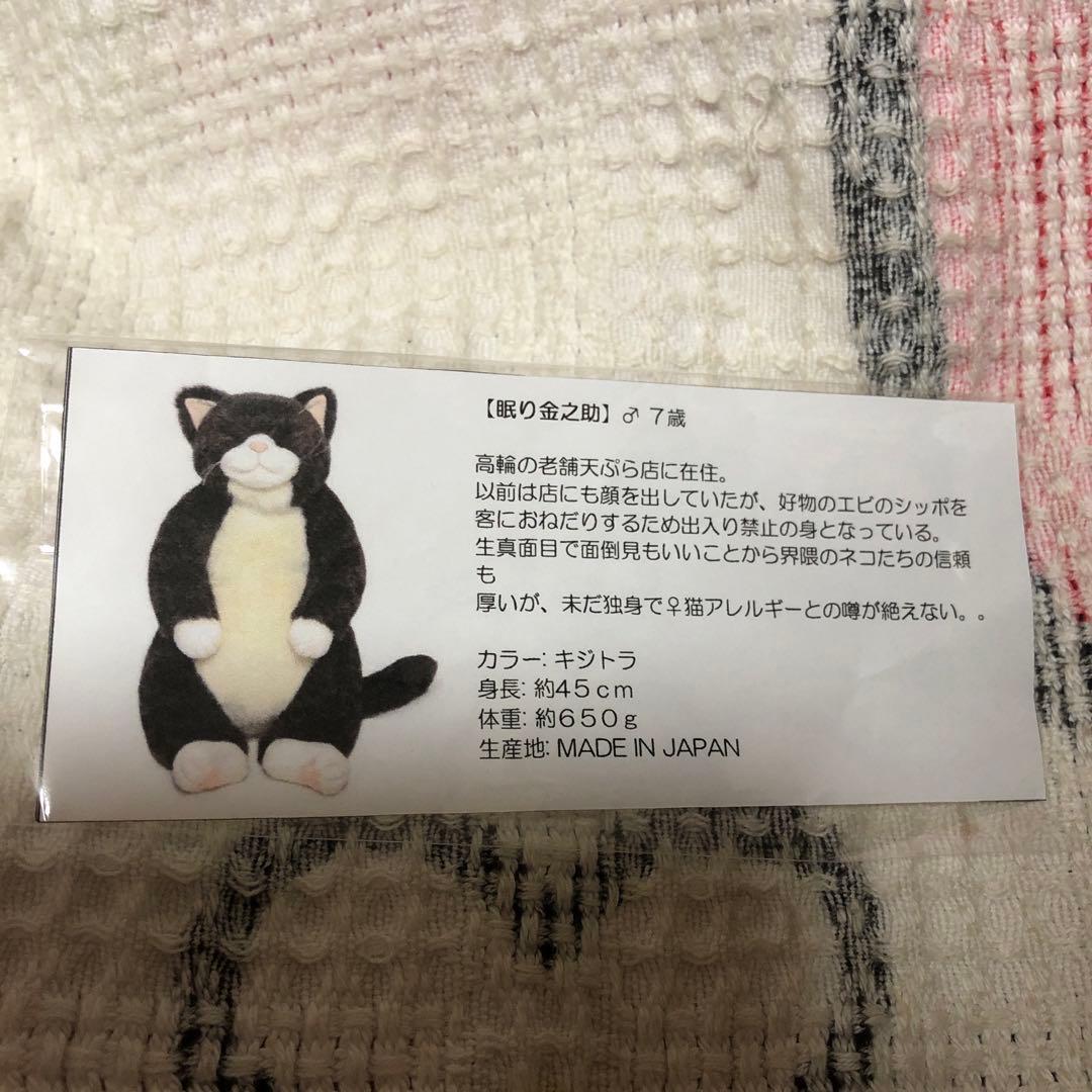 Cuddly カドリー　眠りの金之助　ぬいぐるみ　中古品