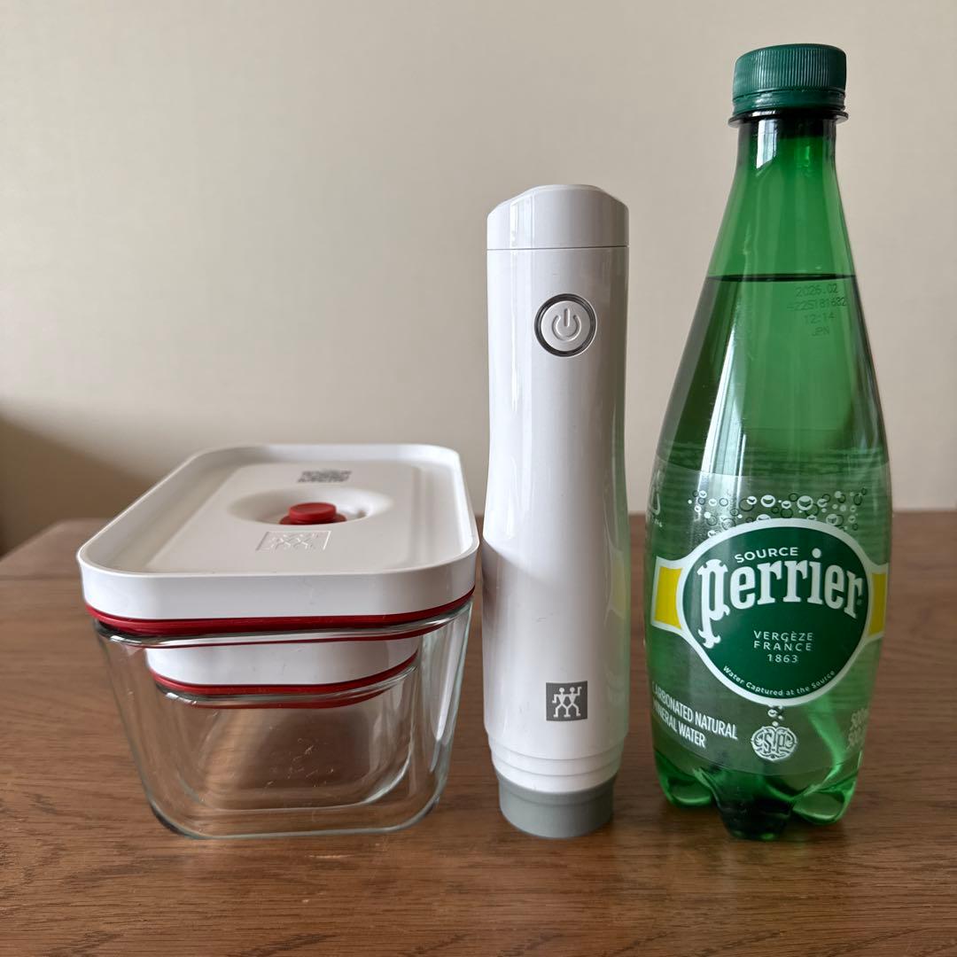 ZWILLING ツヴィリング 真空保存ポンプ＆コンテナ２個セット