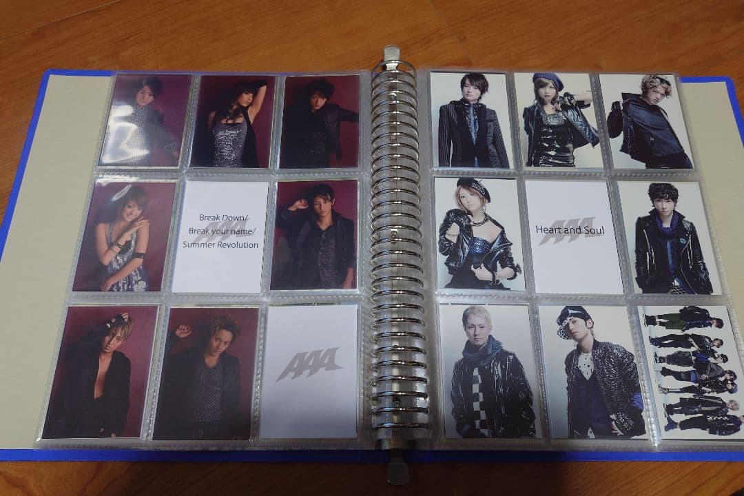 AAA　シングル　トレカ