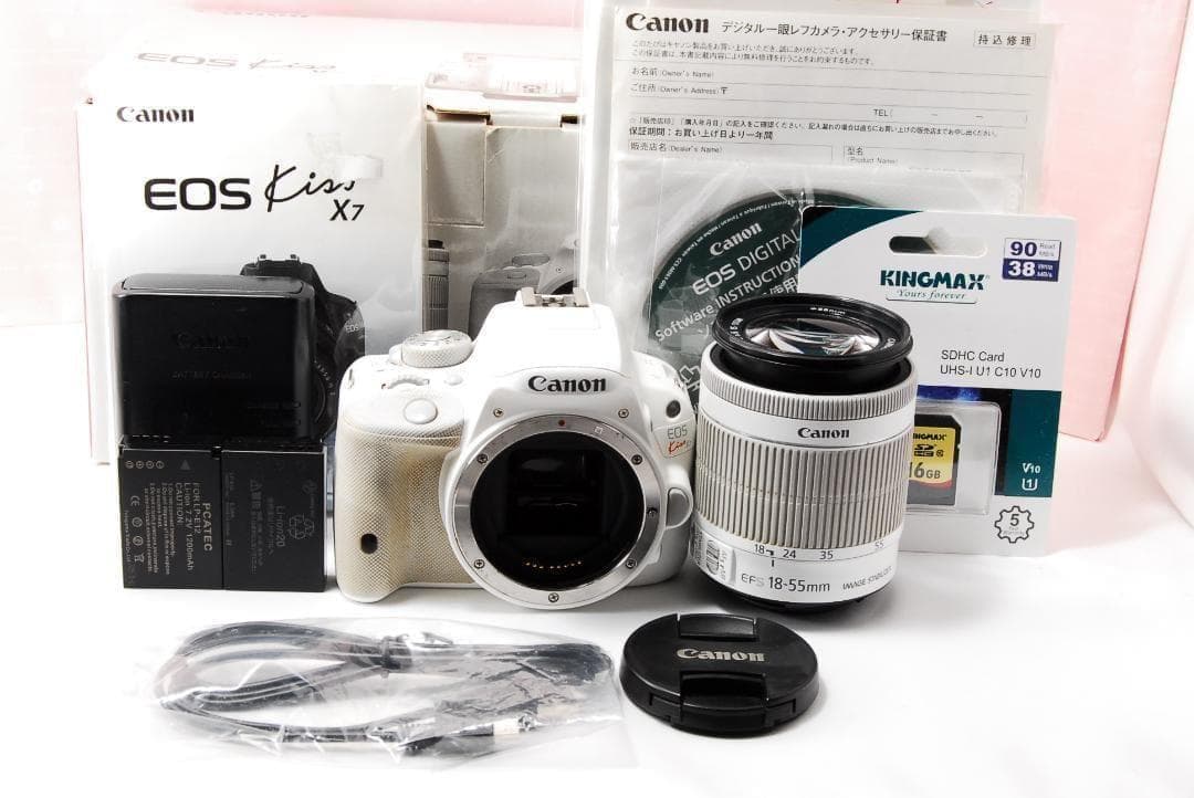 〓18-55mm IS STM付〓キヤノン Canon EOS Kiss X7