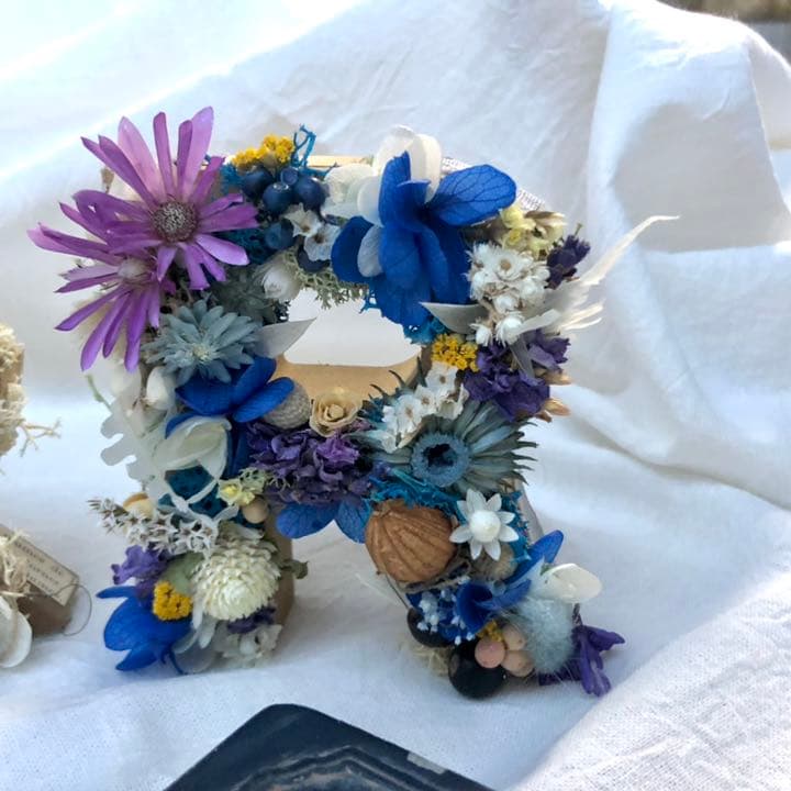 イニシャルオブジェ　アルファベットオブジェ