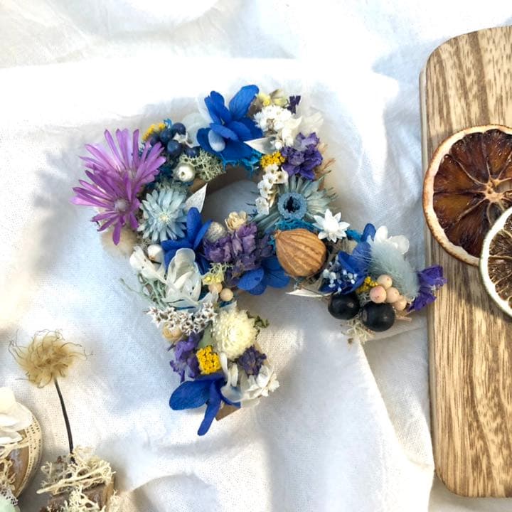 イニシャルオブジェ　アルファベットオブジェ