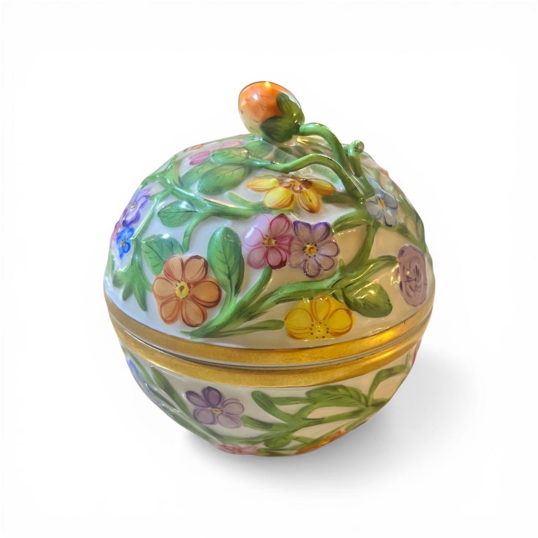 ヘレンド ファンタジー ボンボン入れ 6213/C 小物入れ 美品 9cm