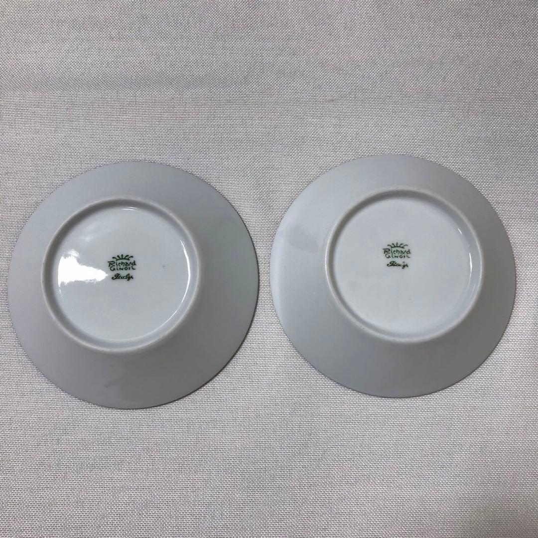リチャードジノリ カップ&ソーサー ディナープレート2客セット