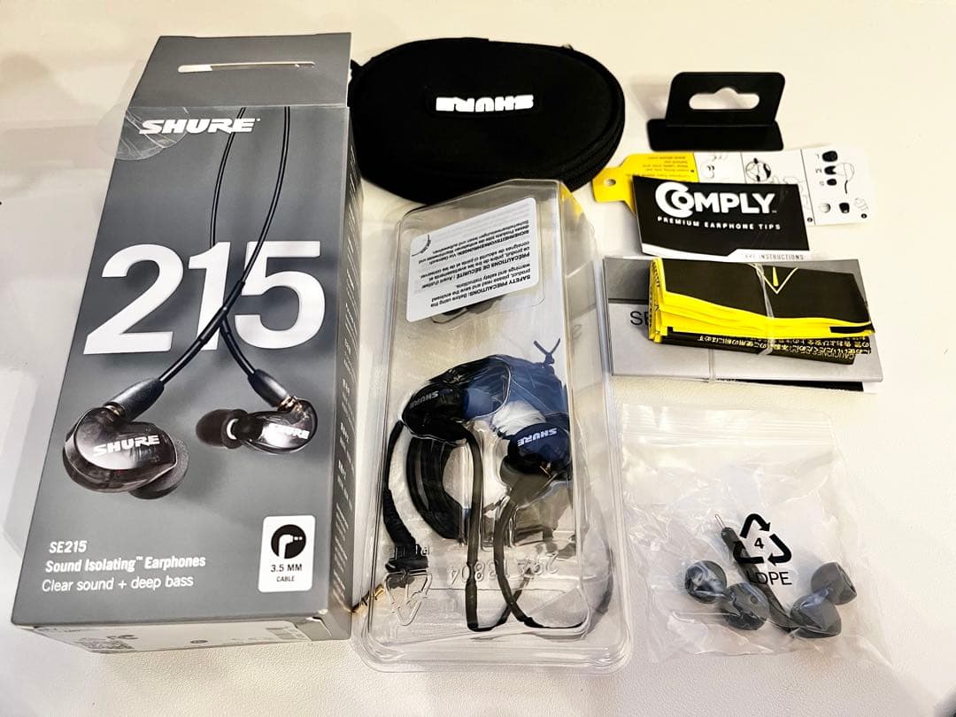 SHURE SE215 有線イヤホン