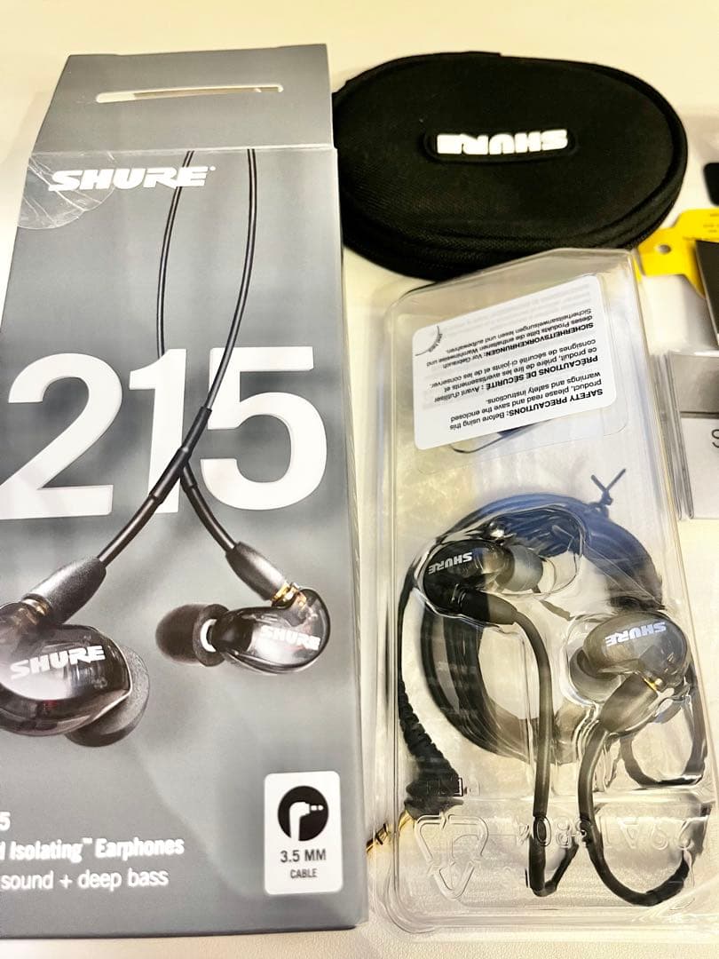 SHURE SE215 有線イヤホン