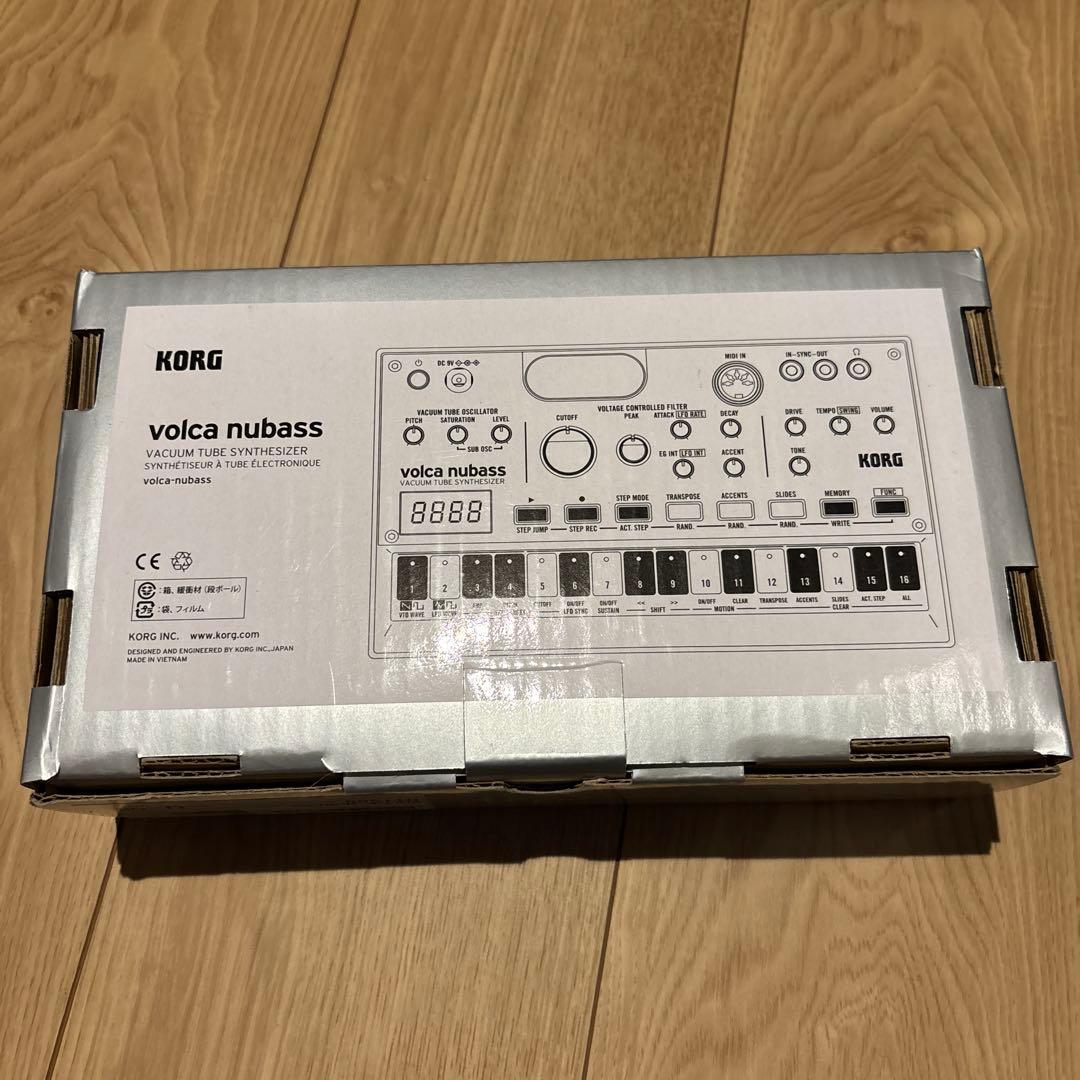 【ほぼ新品】KORG volca nubass 真空管シンセサイザー