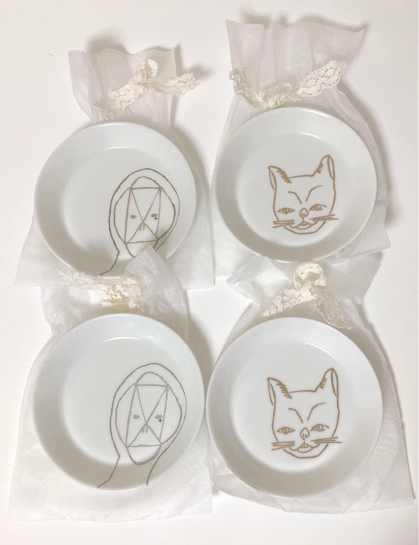 非売品 ミナペルホネン mina perhonen ノベルティ 小皿4枚セット