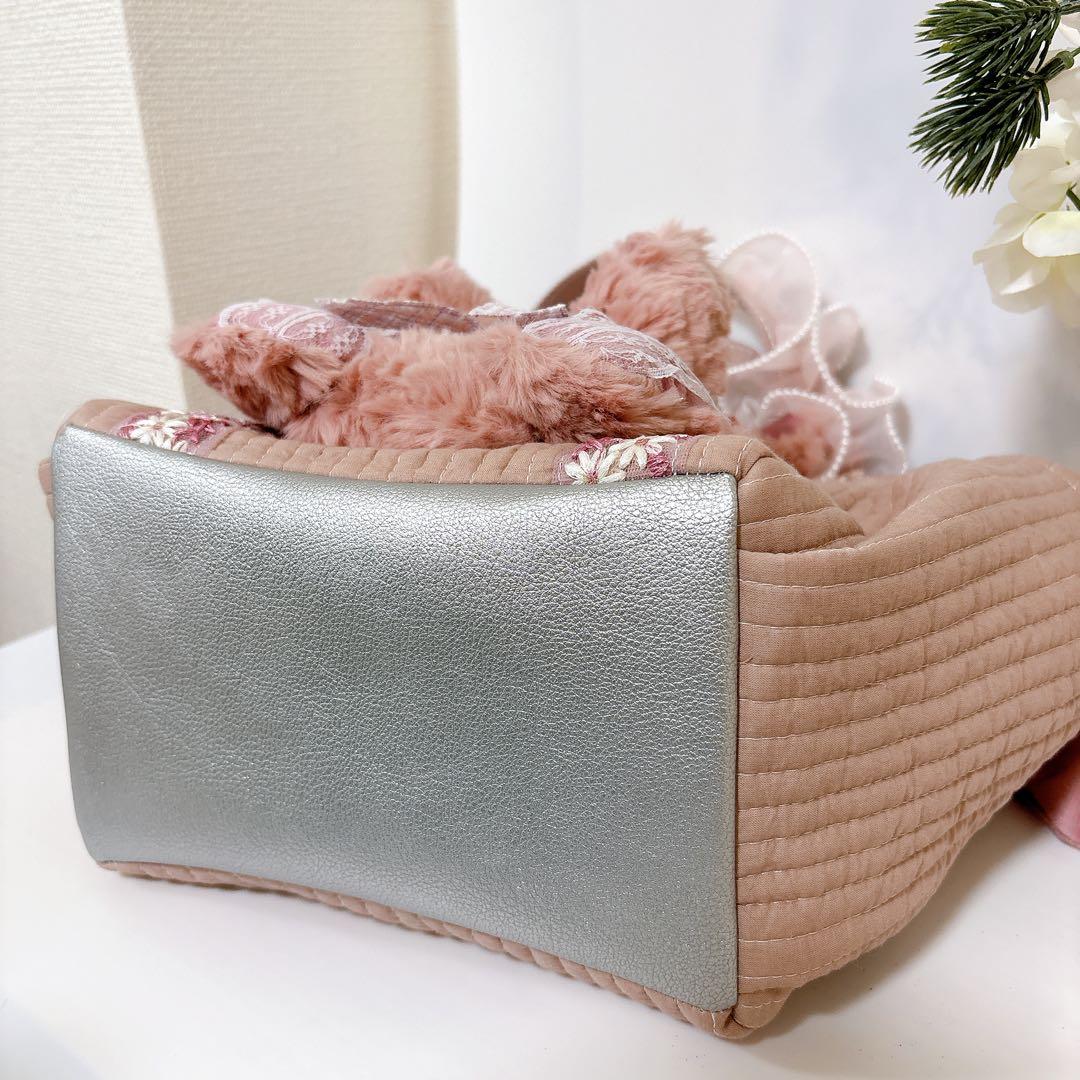 あ*き様 コヤンイサムチョン　くすみピンク　立体ボリちゃんのヌビバック