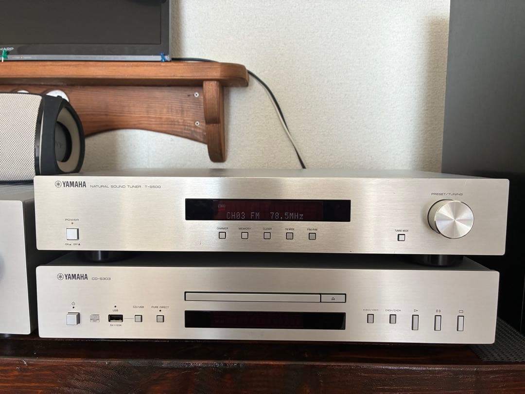 [実働品]YAMAHA NATURAL SOUND TUNER T-S500