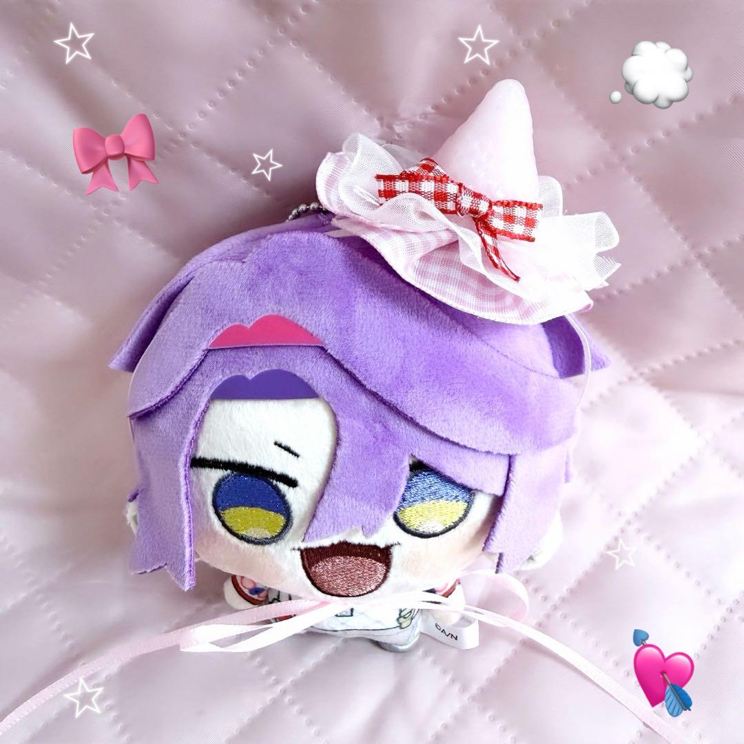 ぬいぐるみ ベッドドレス オーダー いちご ギンガムチェック にじまるっと