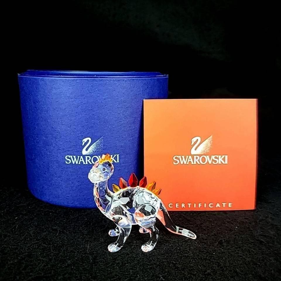 ●美品/スワロフスキー　恐竜　ディノ　置物　フィギュリン　箱つき　8