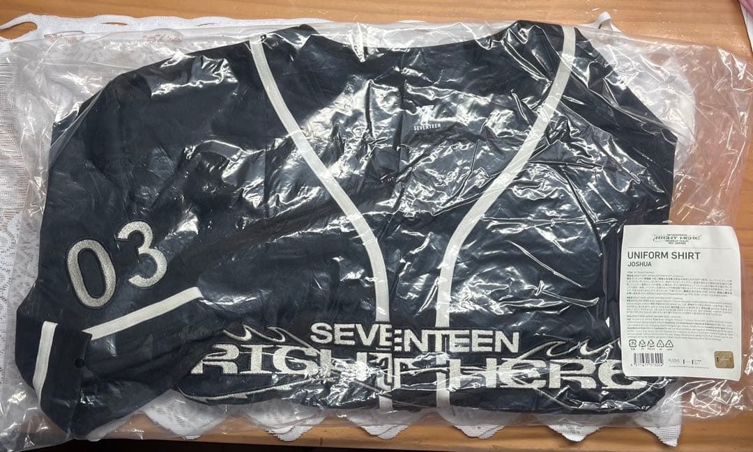 セブチ ジョシュア ユニフォーム シャツ RIGHT HERE