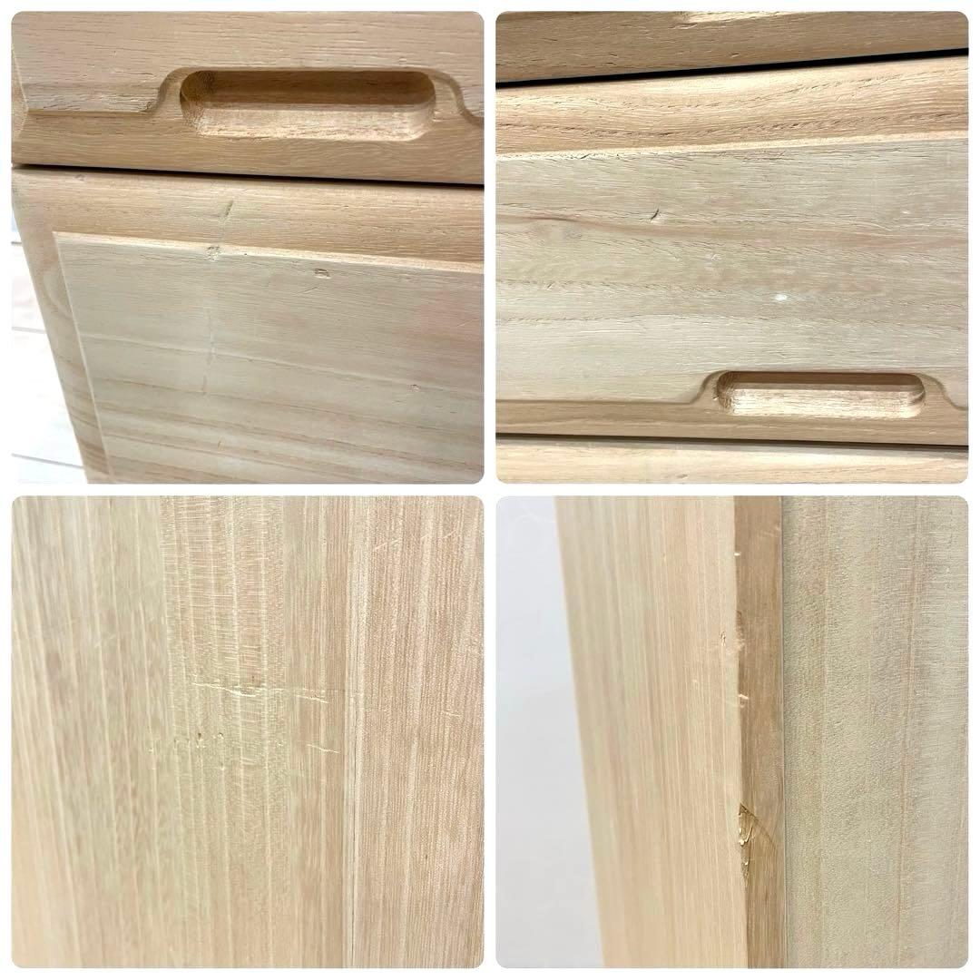 桐チェスト 桐箪笥 5段 キャスター付き 整理ダンス 衣類収納 古家具 古民家