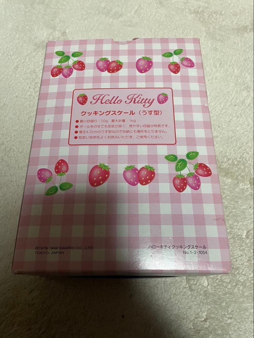 ほぼ新品 サンリオ ハローキティ　クッキングスケール 1999年 いちごキティ